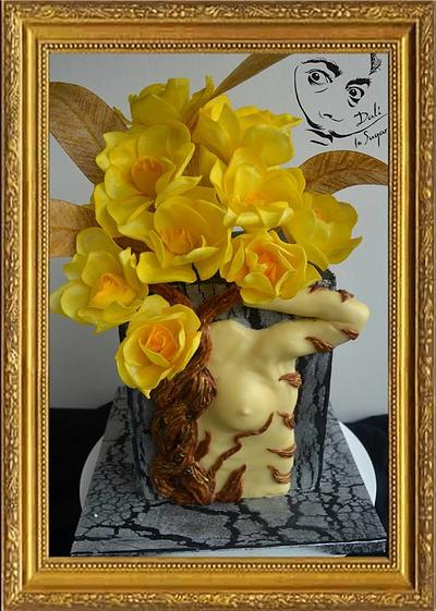 Surrealist flowers - Dali in sugar - Cake by Paula Rebelo