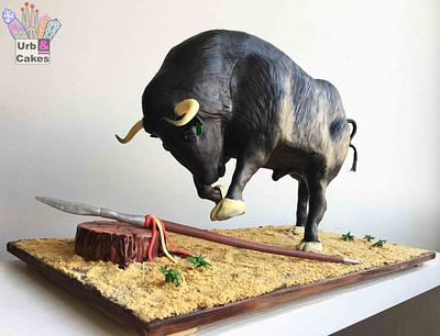 Bull (Animal Rights Collaboration) - Cake by Urb&Cakes