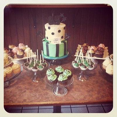 55th Birthday Cake & Desserts - Cake by Stephanie