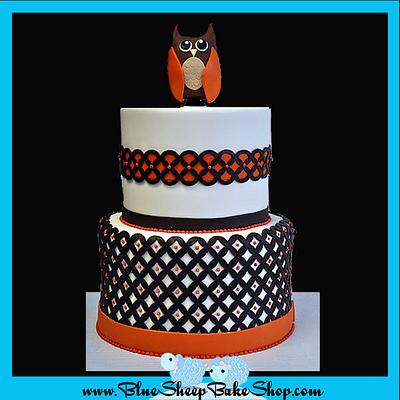 Owl Baby Shower Cake - Cake by Karin Giamella