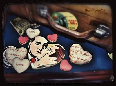 Retro love  - Cake by Sugar Addict by Alexandra Alifakioti