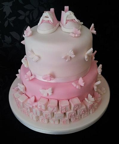 Christening Cake - Cake by Sarah Poole