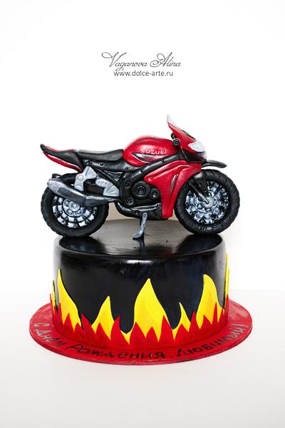 Cake for biker - Cake by Alina Vaganova