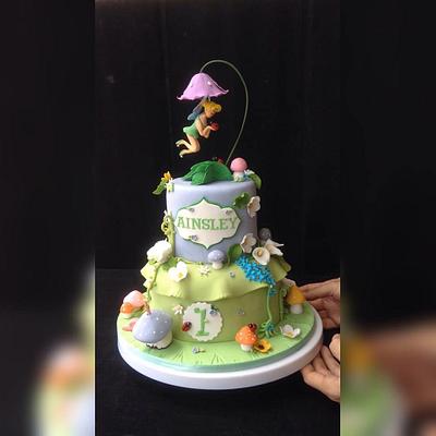 Tinkerbell - Fairy Themed Cake  - Cake by Cherry Eduarte-Cordero