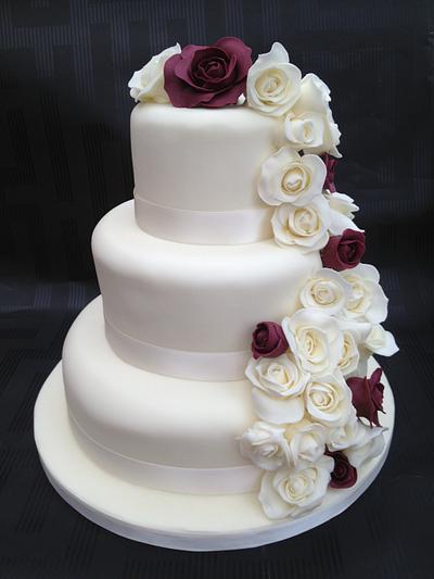 Cascading Rose - Cake by Perfect Party Cakes (Sharon Ward)