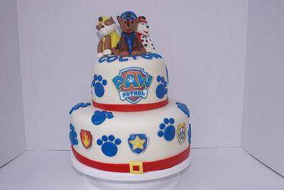 paw patrol  - Cake by The Doughgirl Bakery