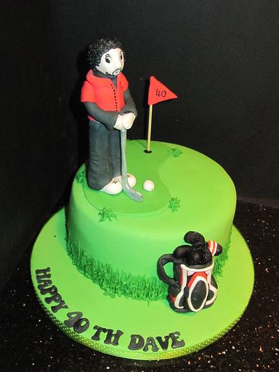 anyone for golf  - Cake by d and k creative cakes