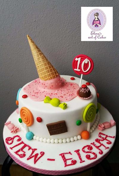 Candy cake - Cake by elenasartofcakes