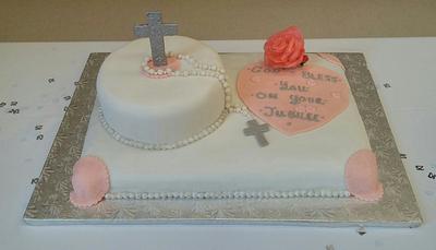 SISTER JULIAN'S JUBILEE CAKE - Cake by June ("Clarky's Cakes")