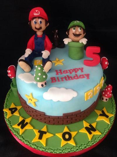 Super Mario - Cake by ElleM