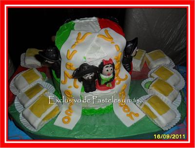 MEXICAN INDEPENDENCE - Cake by Pastelesymás Isa