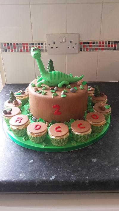 Dinosaur cake - Cake by jodie