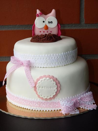 Mother owl - Cake by Aventuras Coloridas