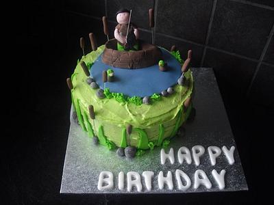 Fishing Cake - Cake by 1897claire