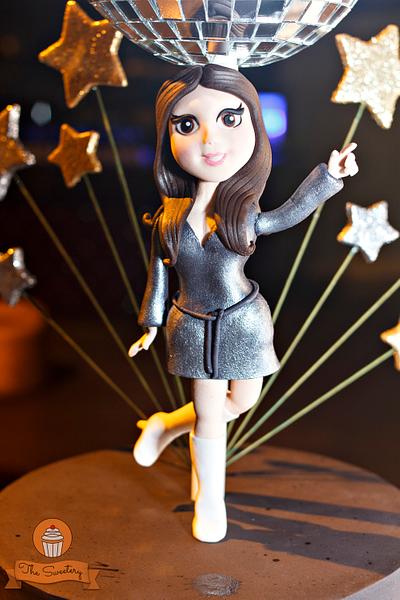 Dancing disco lady - Cake by The Sweetery - by Diana