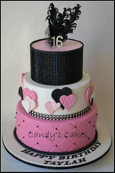 pretty in pink - Cake by candyscakes