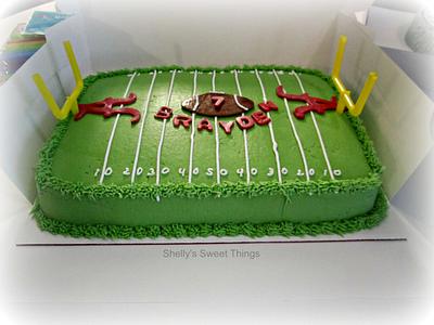  football field - Cake by Shelly's Sweet Things