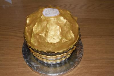 Ferrero Rocher  - Cake by oatescakes