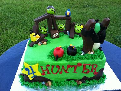 Angry Birds - Cake by TastyMemoriesCakes