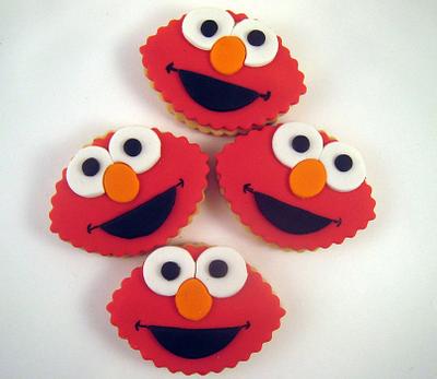 Elmo Cookies - Cake by Cheryl