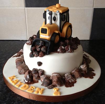 Digger cake - Cake by Looby69
