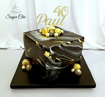 x Marble Cubism Cakex - Cake by Sugar Chic