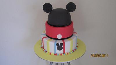 Birthday cake (Mickey Mouse) - Cake by Veronika