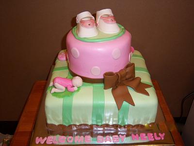 Baby shower - Cake by kathy 