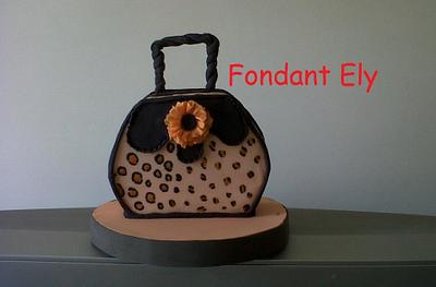 Tarta Bolso - Cake by Fondant manualidades Ely
