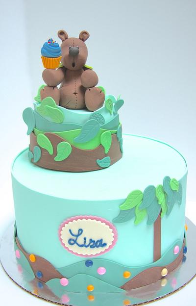 Bear Birthday Cake - Cake by Cookie Hound!