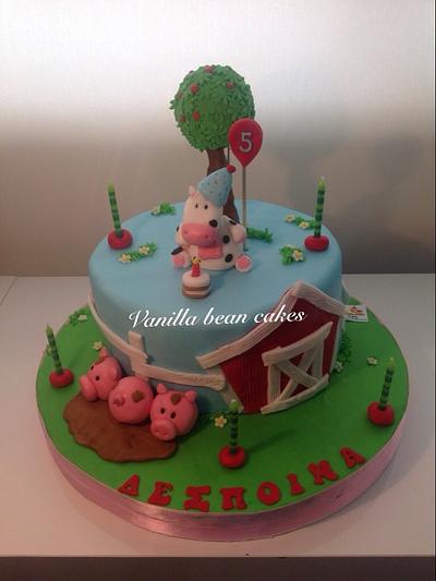 Farm cake - Cake by Vanilla bean cakes Cyprus