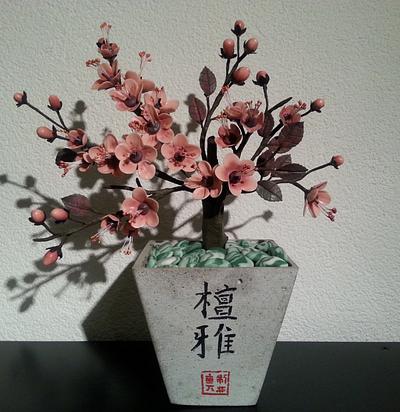 Plum Blossom Tree - Cake by Weys Cakes