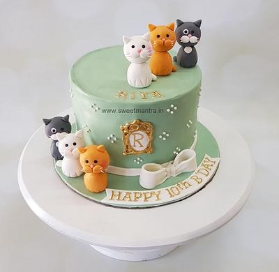 Cat lover cake - Cake by Sweet Mantra Customized cake studio Pune