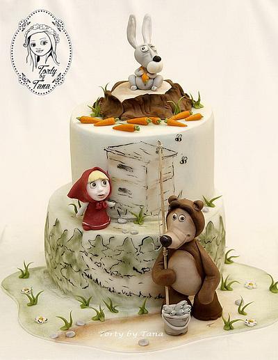 masha and the bear - Cake by grasie