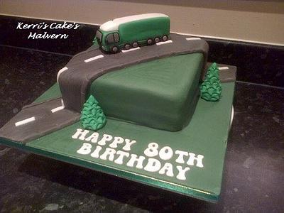 Happy 70th Birthday!  - Cake by Kerri's Cakes