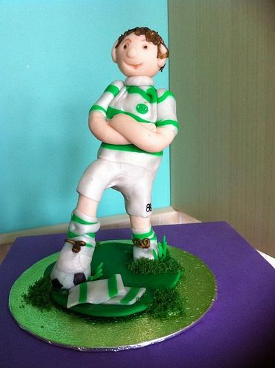 Footballer - Cake by Carmel Millar