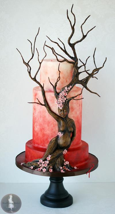 My Tree for Team Red - Cake by Tonya Alvey - MadHouse Bakes