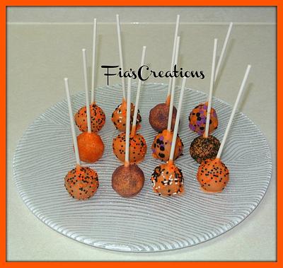 Confetti Chocolate Cake Pops - Cake by FiasCreations