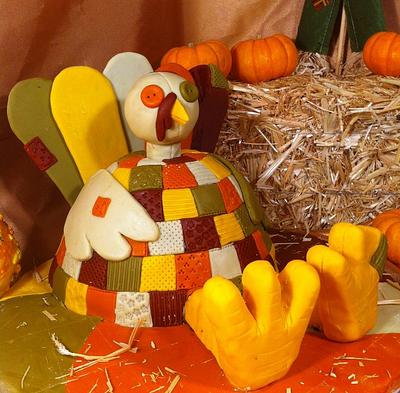 Quilted Turkey - Cake by Teresa Frye