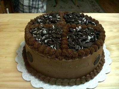 Chocolate Oreo birthday cake - Cake by Kimberly