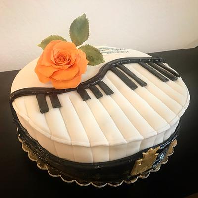 Piano cake - Cake by SLADKOSTI S RADOSTÍ - SLADKÝ DORT 