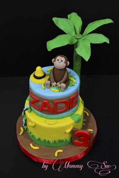 My Curious George Themed Cake - Cake by Mommy Sue