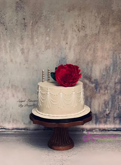 Anniversary Cake - Cake by SugarfanciesbyPooja