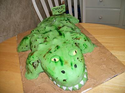 Alligator - Cake by brandy818