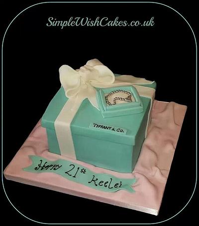 Tiffany Box - Cake by Stef and Carla (Simple Wish Cakes)