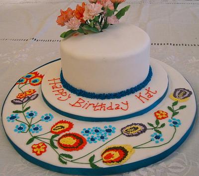 Polish Birthday Cake - Cake by Daisy Brydon Creations