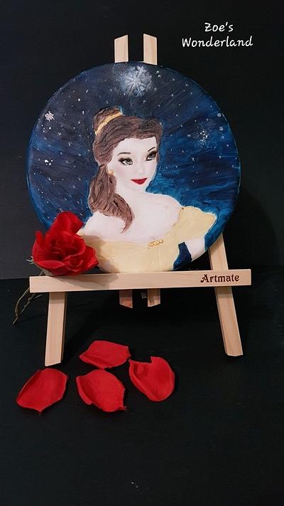 Belle on a cookie - Cake by Zoi Pappou