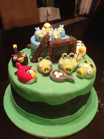 Angry Birds - Cake by Elaine