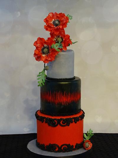 Wedding at the bordello - Cake by The Elusive Cake Company