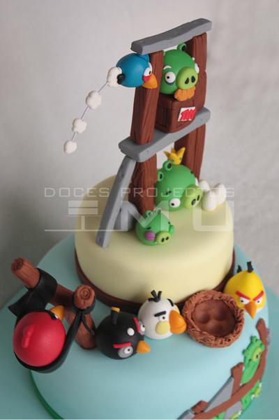 My sweet project Angry Birds :) - Cake by doces projectos MU